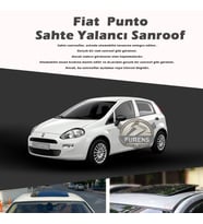 Fiat Punto Parlak Siyah Yalancı Çakma Sahte Sunroof