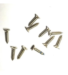 Klips, Menteşe, Ayak, Ağaç, Sunta Vidası 2,2x9,5mm - Nikel 100 Adet