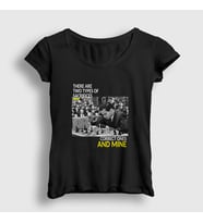 Presmono Kadın Siyah Mikhail Tal V2 Büyükusta Satranç T-Shirt 421818tt