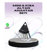 Mey İthalat® 9 Parça Alyan Anahtar Seti Farklı Metrik Ölçü Pratik Taşıma