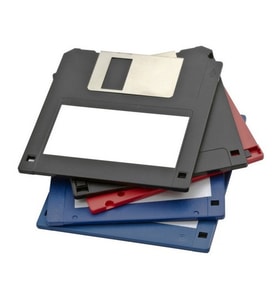 3.5" 1.44 Mb 5 li Paket MF2HD Kutusuz Poşetli Floppy Disket
