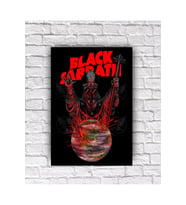 Black Sabbath Poster Müzik Konsept Dekor Tablo Mdf (19x28 cm)