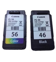 Canon PG46-CL56 Siyah ve Renkli Kartuşlu Avantajlı Paketi