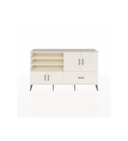 Arges Konsol 5 Raflı Tek Çekmeceli 4 Kapaklı 176x30x99 Aytaşı-Aytaşı