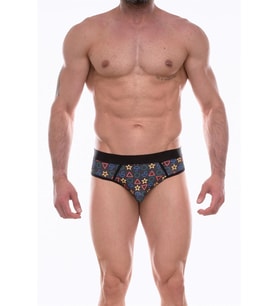 Erkek Desenli Jockstrap Çamaşır