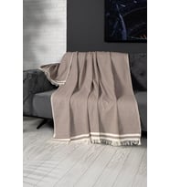 CONCEPT Alinda Koltuk Örtüsü Kahverengi 170 x 230