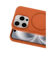 ERTAN iPhone 15 Pro Max Kılıf Jully Magsafe Kapak - Turuncu