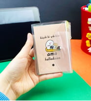Küçük Bi Yıkıldım Tasarımlı PP Mini Çanta Defter Ve Kalem Set