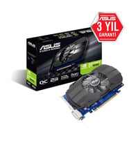 Asus 2Gb PH-GT1030-O2G Gddr5 6008Mhz 64-Bit Dvı-Hdmı (PH-GT1030-O2G) Ekran Kartı