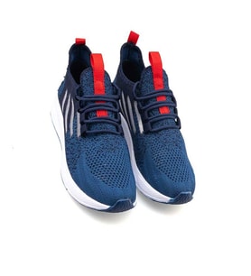 WAVES LUPOON 128 AQUA Triko Ünisex Sneaker Ayakkabı LACİVERT_KIRMIZI_BEYAZ (BEYAZ-LACIVERT-KIRMIZI)