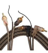 Fully G-512Ab 5 Metre 2 Rca + 2 Rca L-Tip Şaseli Oto Amfi Sinyal Kablosu