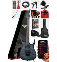 Midex Crade Grey Rosewood Klavye Super Strat Kasa HH Yüksek Kaliteli Elektro Gitar