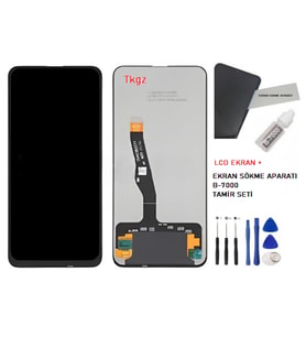 Tkgz P Smart PRO Uyumlu Lcd Ekran Dokunmatik Servis Lcd + B-7000 + TAMİR SETİ