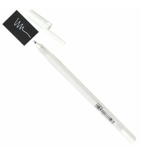 Sakura Gelly Roll Fine 0.5 Beyaz Jel Mürekkepli Kalem 
