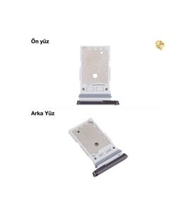 Samsung Galaxy S23 ile Uyumlu Sim İç Yuvası Çiftli Mor Çiftli sim yuvası ikili sim tepsisi çiftli sim aparatı dual sim çekmecesi