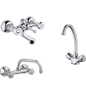 ARÇE Klasik Çevirmeli Banyo  Kuğu Evye Ve Lavabo Bataryası