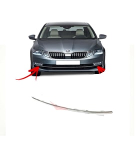 SKODA OCTAVİA 2018 - 2020 SOL SİS KAPAĞI ÇERÇEVESİ KROM NİKELAJ
