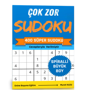 Çok ZOR Sudoku Kitabı (400 Süper Sudoku)