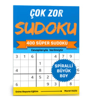 Çok ZOR Sudoku Kitabı (400 Süper Sudoku)
