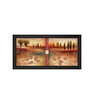 Manzara Temalı Kanvas Tablo 50 x 70 cm Siyah Çerçeve
