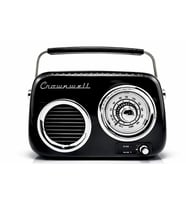 Retro Tasarımlı Bluetooth FM Radyo Siyah