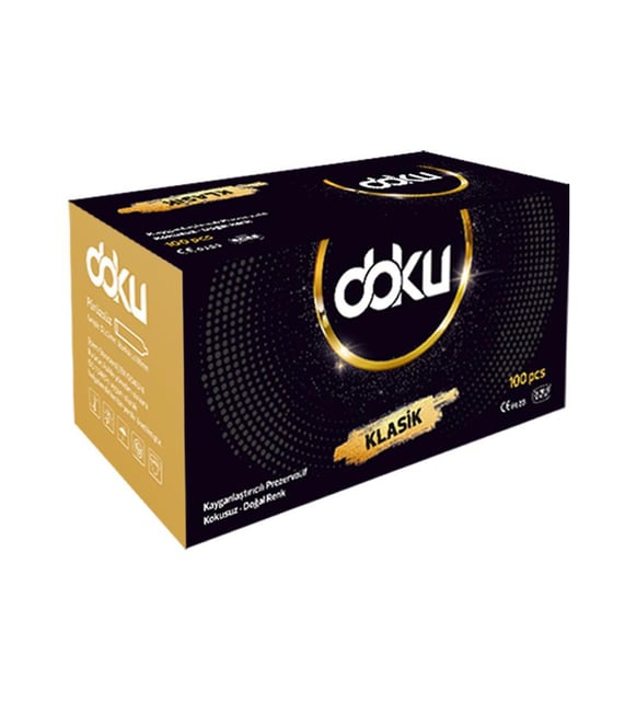 Doku Klasik Prezervatif (100 Adet) 100 adet