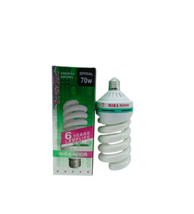 70W   E27   KIVRIK  EKONOMİK TASARRUFLU AMPUL 6500K - 0.26A - 8000h