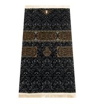 Kabe Desenli Ultra Plus Siyah Şönil Seccade 6 (Karışık)
