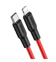 HOCO X21 Plus PD 20W Type-C to iPhone Lightning Silikon Hızlı Şarj ve Data Kablos - SSSSSS7165-9