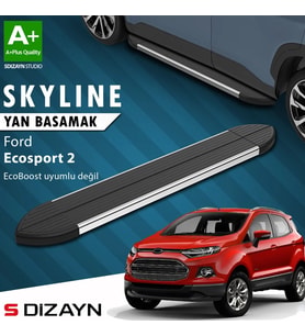 S-Dizayn Ford EcoSport 2 Skyline Krom Yan Basamak 173 Cm 2012-2022 A+ Kalite