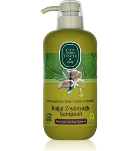 Eyüp Sabri Tuncer Doğal Zeytinyağlı Besleyici Şampuan - Tüm Saç Tipleri için 600 ml, Bitkisel Formül, Paraben İçermez