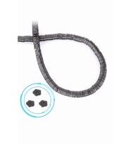 Hematit Doğal Taş Parlak Gri Rondela Kesim 6x1mm Dizi [AA]