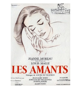 Les Amants (the Lovers) - Louis Malle - Fransız Filmi Tablo Ahşap Poster Dekoratif