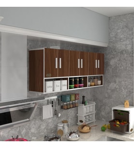 Kenzlife hazır mutfak liberato cvz 060*150*32 mutfak banyo dolabı kapaklı raflı (Karışık)