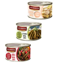 3'lü 400 g Sarma Set (Vişneli Sarma, Zeytinyağlı Yaprak Sarma, Lahana Sarma)