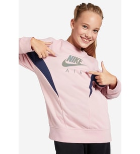 Nike Air French Terry Genç Çocuk Sweatshirt Pembe