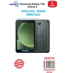 Samsung GalaxyTab Active5 İçin Nano Ekran Koruyucu 9h Esnek 2 ADET