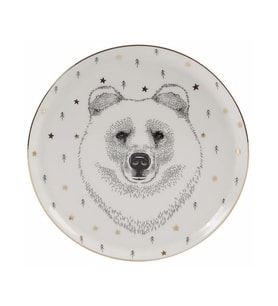 Porland Forest Bear Düz Tabak 20 Cm 04Lfh000451