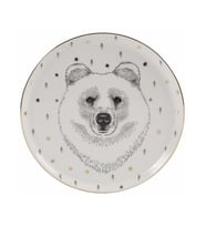 Porland Forest Bear Düz Tabak 20 Cm 04Lfh000451