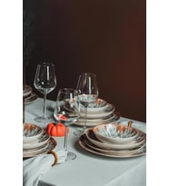 Soley  Sirus  24 Parça 6 Kişilik Yemek Takımı (KAHVE)