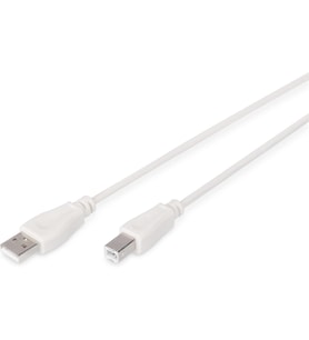 AK-300102-030-E 3M USB2.0 TYPE-A TO TYPE-B KABLO BEYAZ