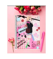 Tsumugı Kotobukı Anime Defter 1 Adet Özel Tasarım A4 Boyutu 21*29 Cm Telli Çizgili Defter