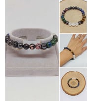 Boğa Burcu Doğal Taş 8mm Unisex Bileklik (55748)