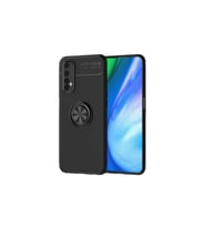 Realme 7 Uyumlu Kılıf Zore Ravel Silikon Kapak (Siyah)