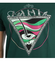 Bant Giyim - Piramit Yeşil Erkek T-shirt Tişört