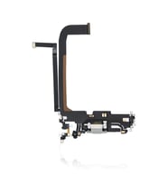 iPhone 13 Pro Max Şarj Soketi Mikrofon Filmi Flex Beyaz Renk