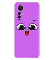 Xiaomi 12 Lite Kılıf Silikon Desen Özel Seri Purple Sweety 1717