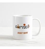Köfteci Kupa Bardak (1. Tasarım) (Beyaz)