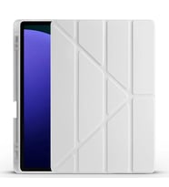 Galaxy Tab S10 Plus Kılıf Zore Tri Folding Kalem Bölmeli Standlı Kılıf