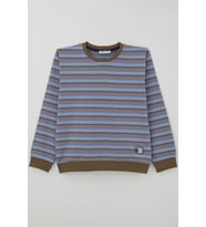 Breeze Erkek Çocuk Sweatshirt Çizgili Arma Detaylı 4-10 Yaş , Mavi